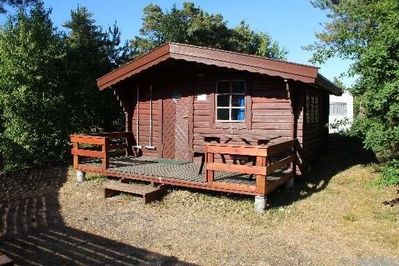 Hytte på campingplads ved Dueodde i Nexø på Bornholm